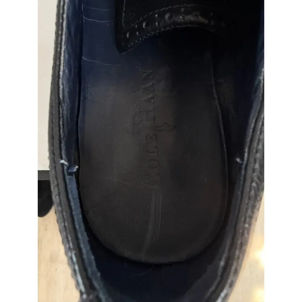Cole Haan Great Jones Wingtip Brogue Black Leather Oxford C11233 Men's Shoes 10M